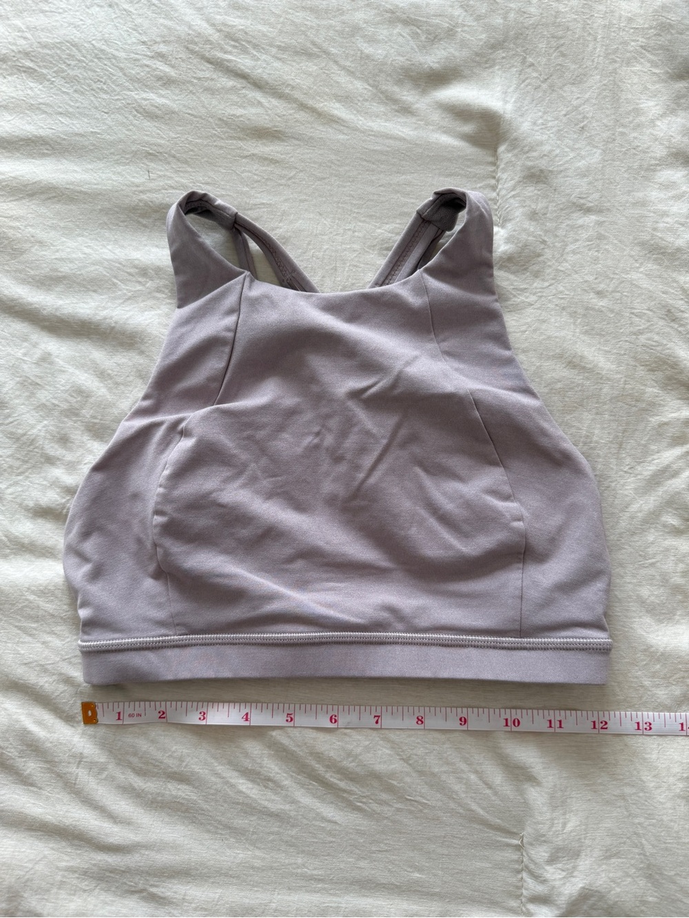 Lululemon Size 6 High-Neck Lavender Sports Bra